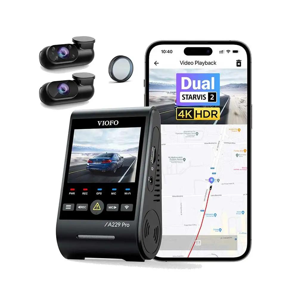 VIOFO A229 PRO 3CH 4K+2K+1080P HDR 3 Channels Dash Camera with