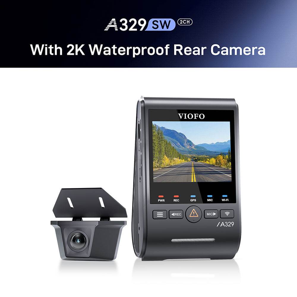 VIOFO A329SW 2CH 4K 60FPS+2K Waterproof Rear Camera with Sony