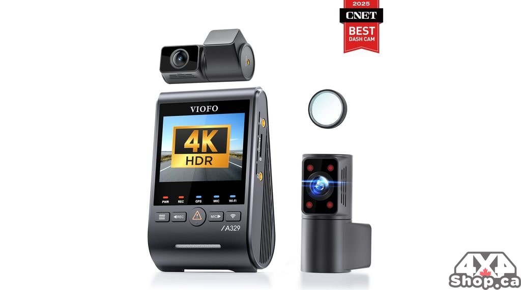 VIOFO A329S 3CH Review: 4K Front + 210° Interior Dash Cam