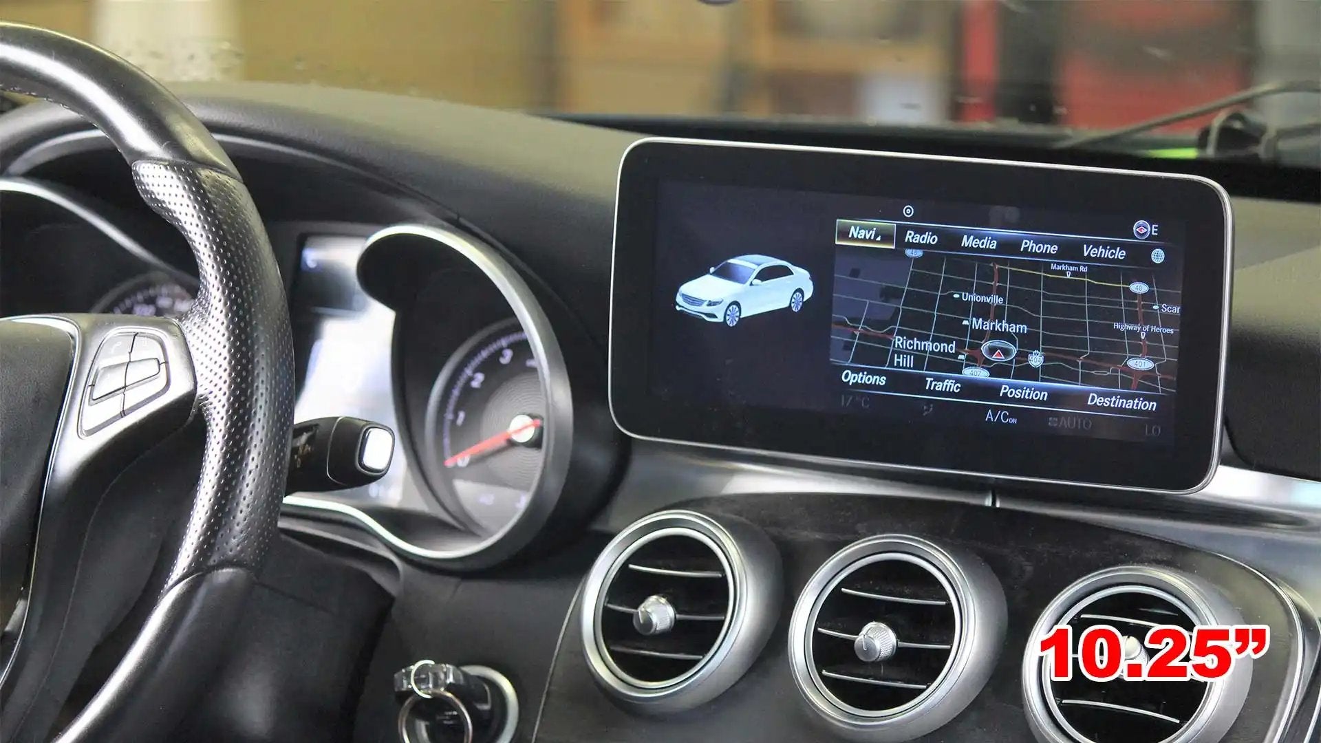 Mercedes Android Screen for C Class | Apple CarPlay and Android Auto ...