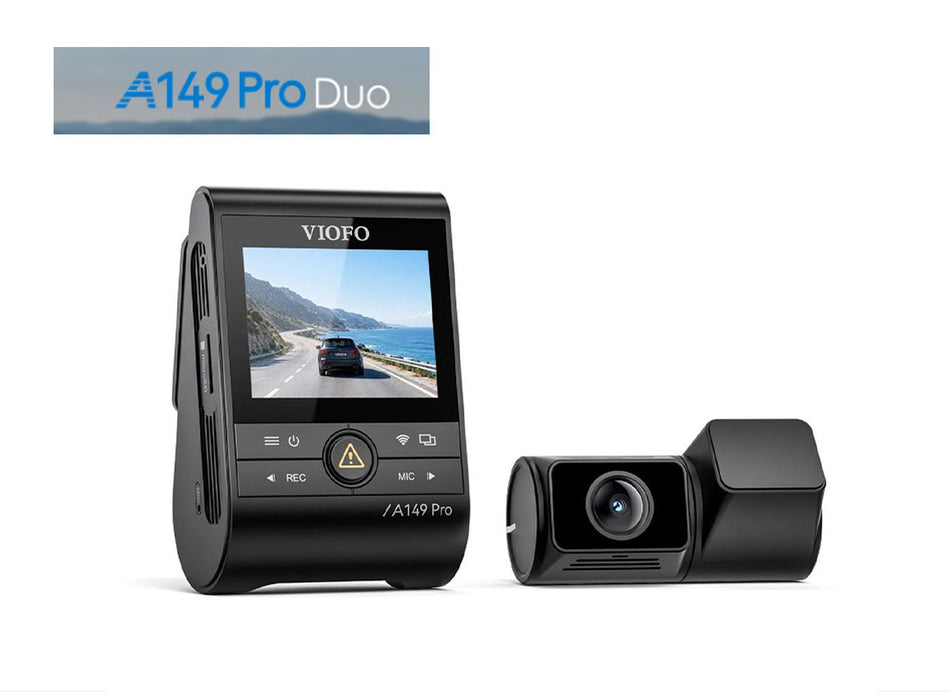 VIOFO A149 Pro Duo 4K Front and 1080P Rear Dash Cam