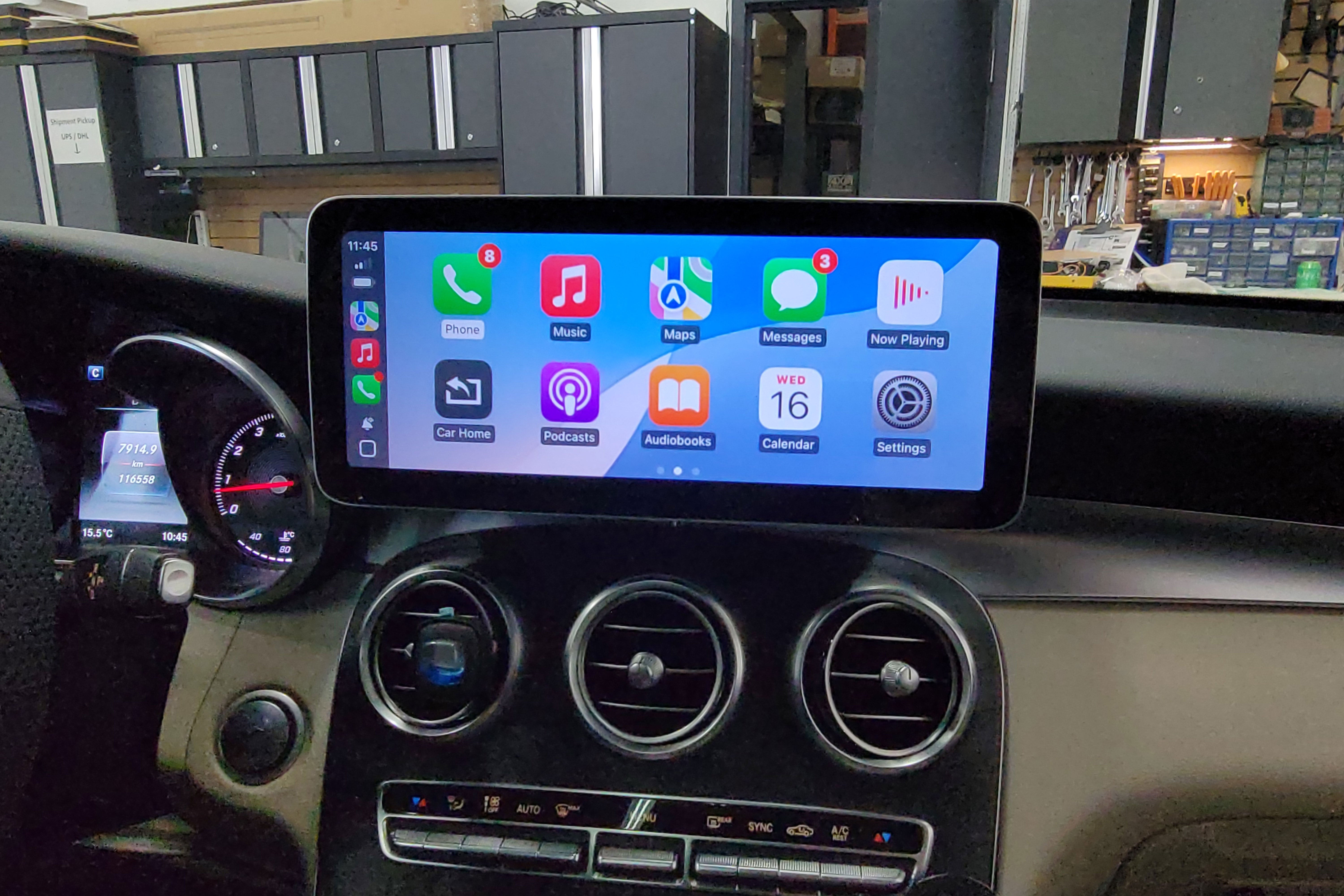 Mercedes Android Screen for GLC Class | Apple CarPlay and Android