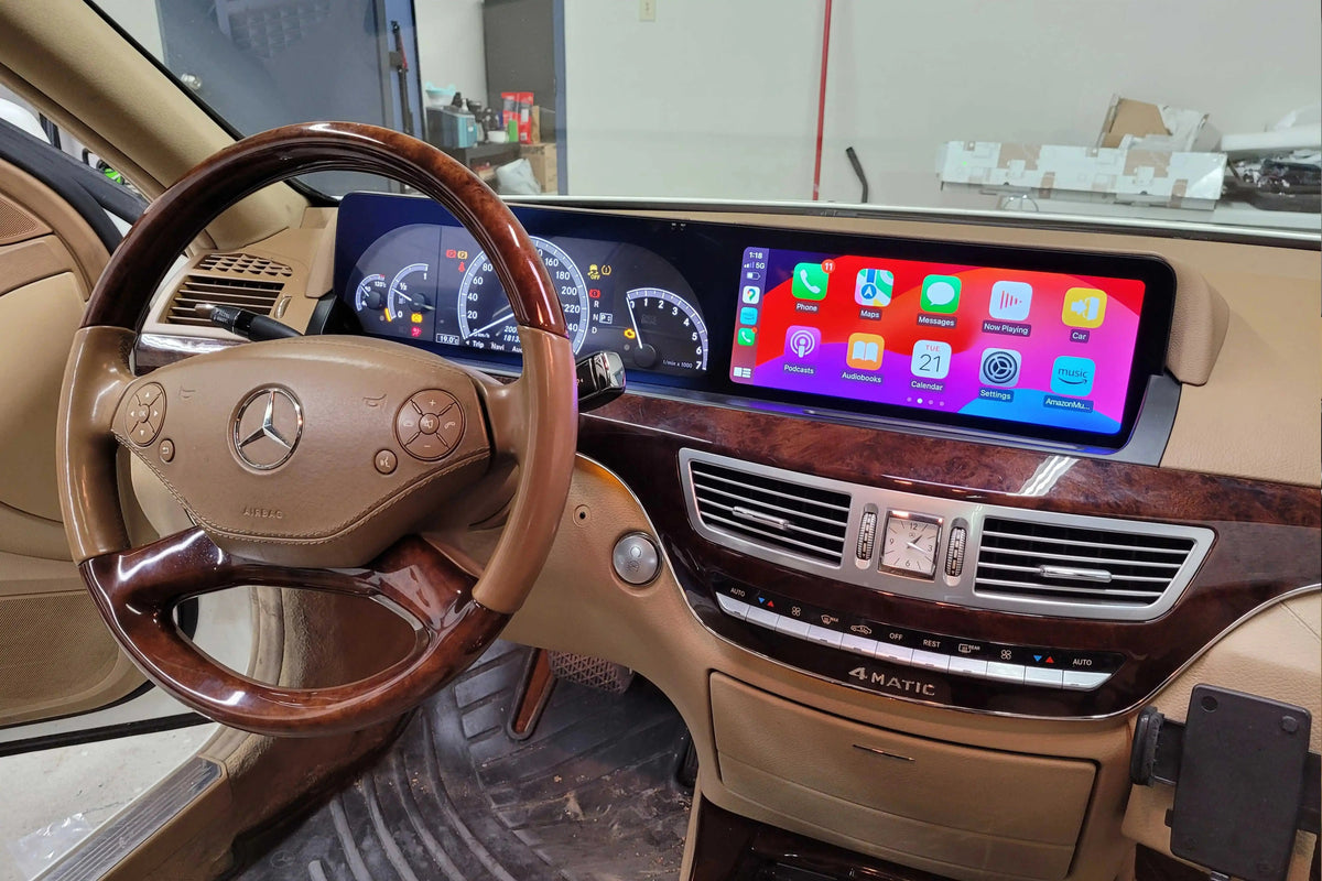 Mercedes Android Screen for S / CL Class | Apple CarPlay &Android Auto