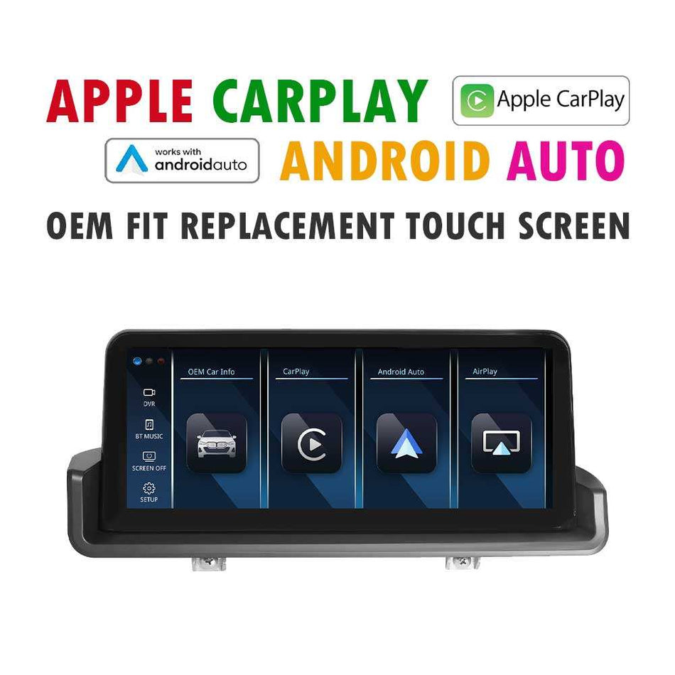 (LINUX) BMW 3 Series E90 91 92 93 (Original vehicle without screen and iDrive Knob) 10.25″ BMW Screen | Built-in Apple CarPlay Android Auto | USB Multimedia System