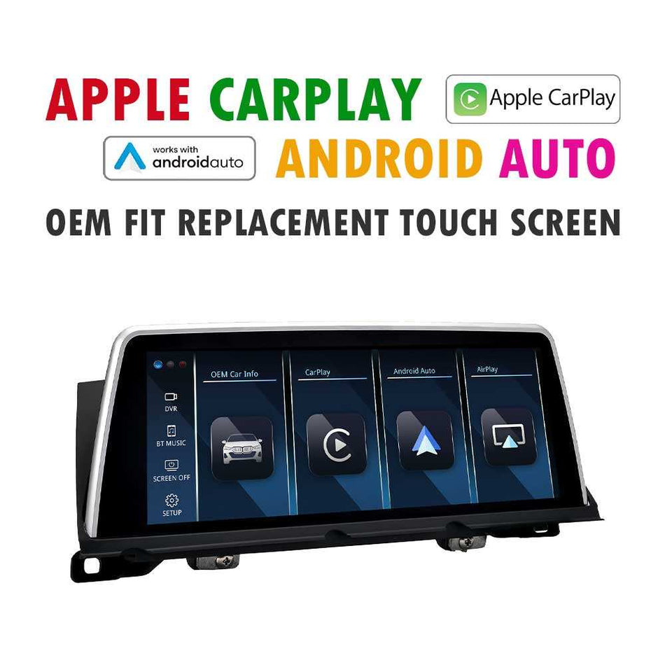 (LINUX) 2009 - 2016 BMW 7 Series F01 F02 F03 F04 Replacement 10.25″ / 12.3" Pop Out BMW Screen | Built-in Apple CarPlay Android Auto | USB Multimedia System