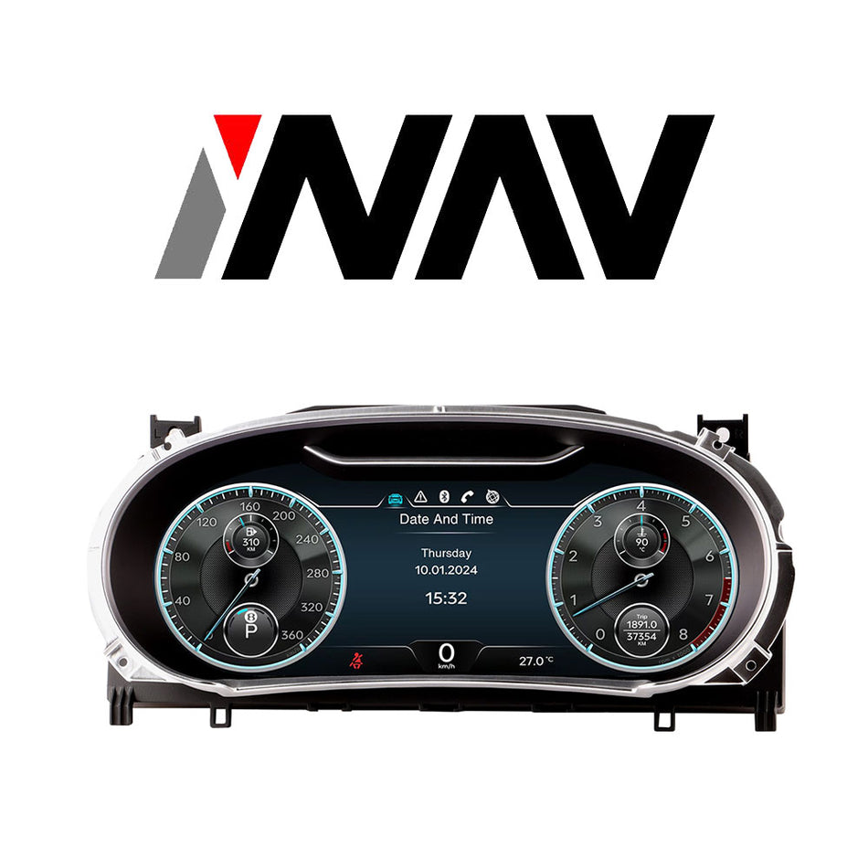 2012 - 2017 Bentley Flying Spur / Continental GT OEM FIT Digital Dashboard Gauge Cluster