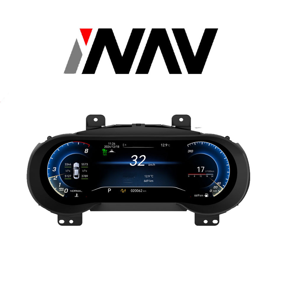 (PRO) 2021 - 2023 Maserati Levante OEM FIT Digital Dashboard Gauge Cluster