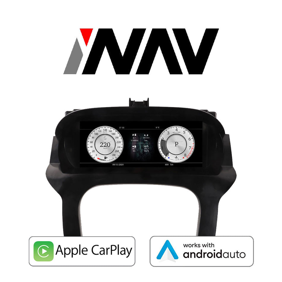 2012 - 2019 Land Rover Range Rover Evoque OEM FIT Digital Dashboard Gauge Cluster with Built-in Apple CarPlay / Android Auto