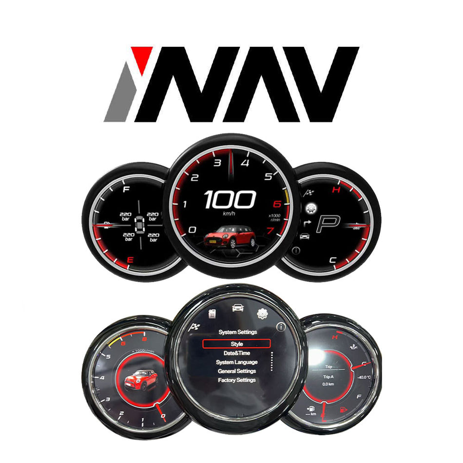 2006 - 2023 Mini F56 OEM FIT Mini Digital cluster Dashboard Gauge Cluster