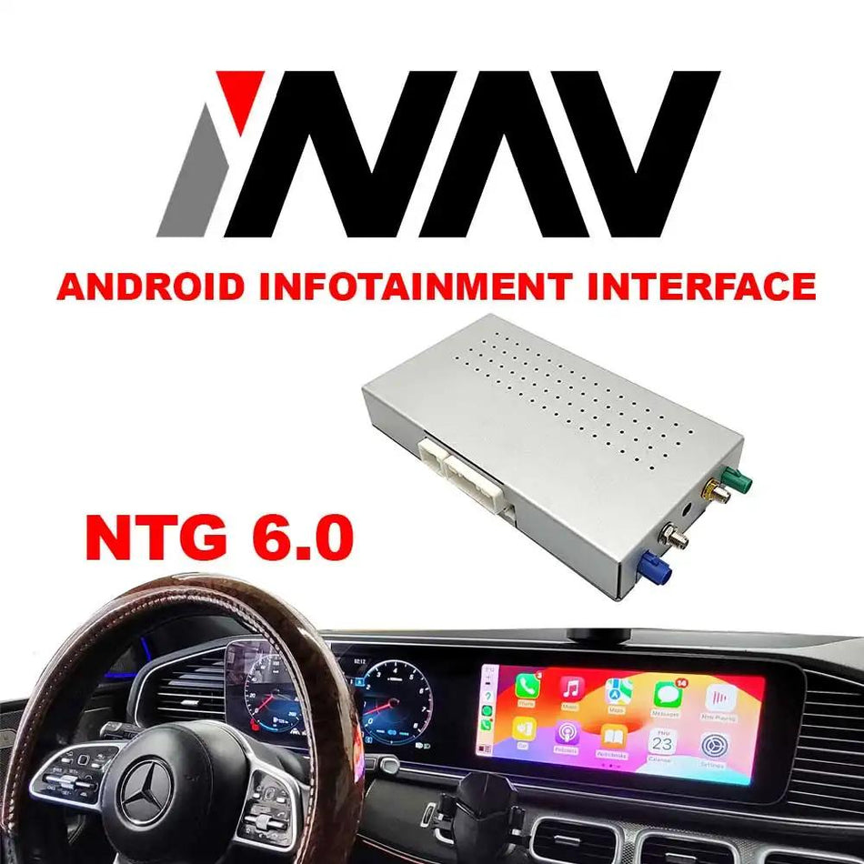 2020 - 2023 Mercedes Benz GT Coupe Android Infotainment Interface for NTG 6.0| Built-in Apple CarPlay Android Auto