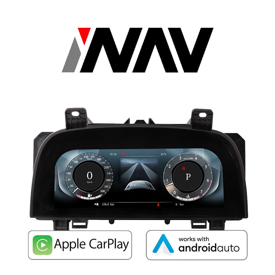 2010 - 2013 Land Rover Range Rover Sport OEM FIT Digital Dashboard Gauge Cluster with Built-in Apple CarPlay / Android Auto