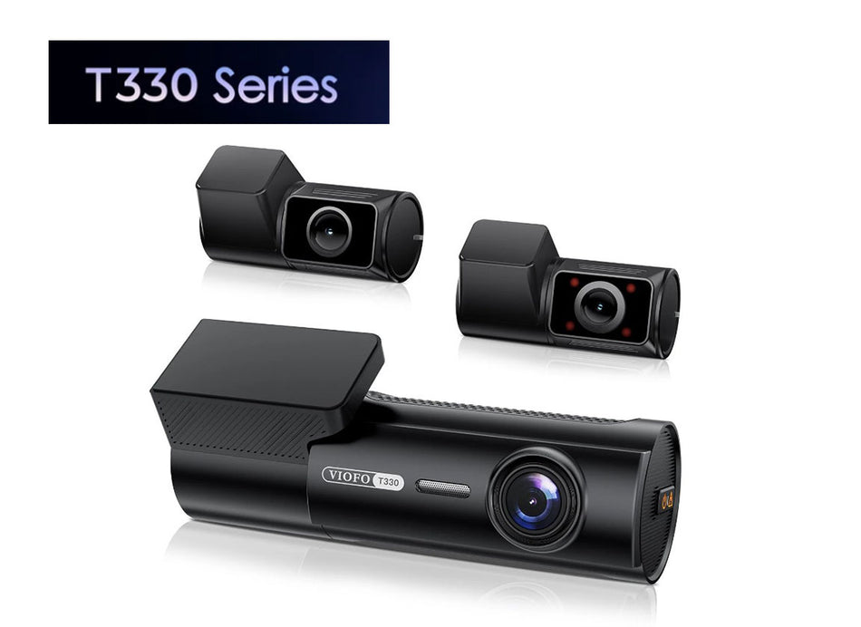VIOFO T330 3CH 4K Front, 2K Rear and Cabin Dash Cam