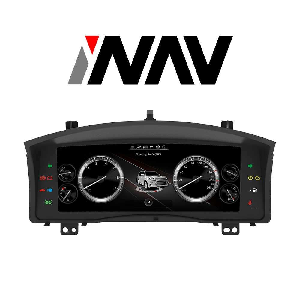 Lexus LX570 OEM FIT Digital Dashboard Gauge Cluster 4x4shop lexus-lx570-oem-fit-digital-dashboard-gauge-cluster-4x4shop